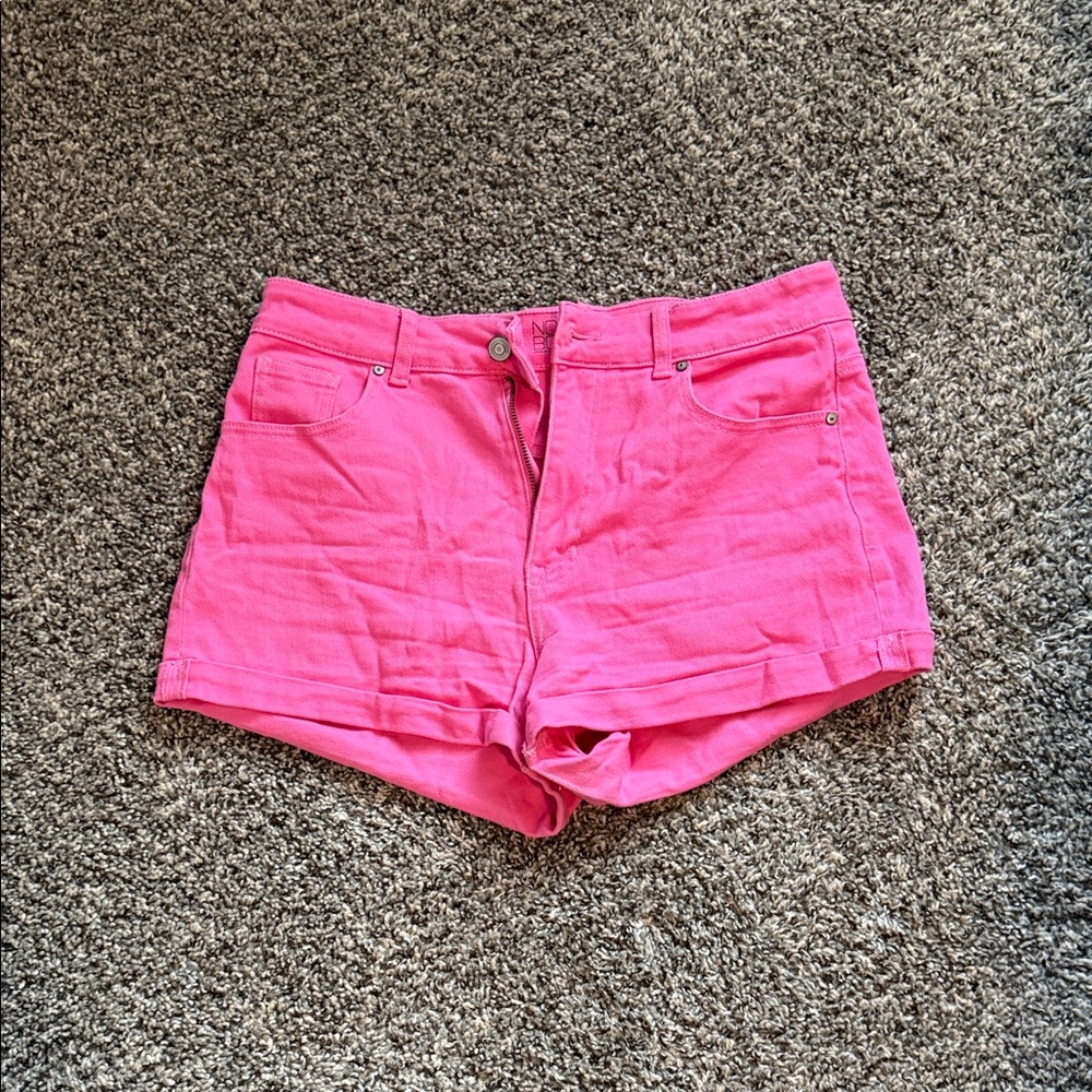NOBO High Waist Pink Women's Shorts